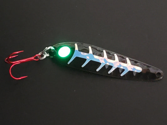 Fisher Tackle SuperGlow 'Black Zombie' Spoon