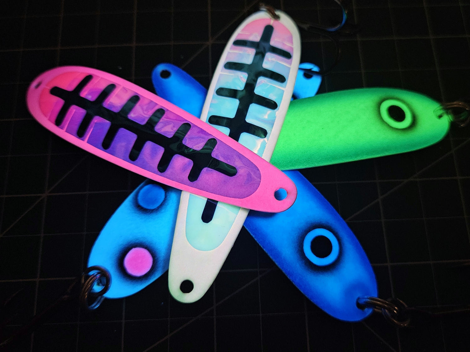 UltraMega Glow Spoons - Fisher Tackle Company