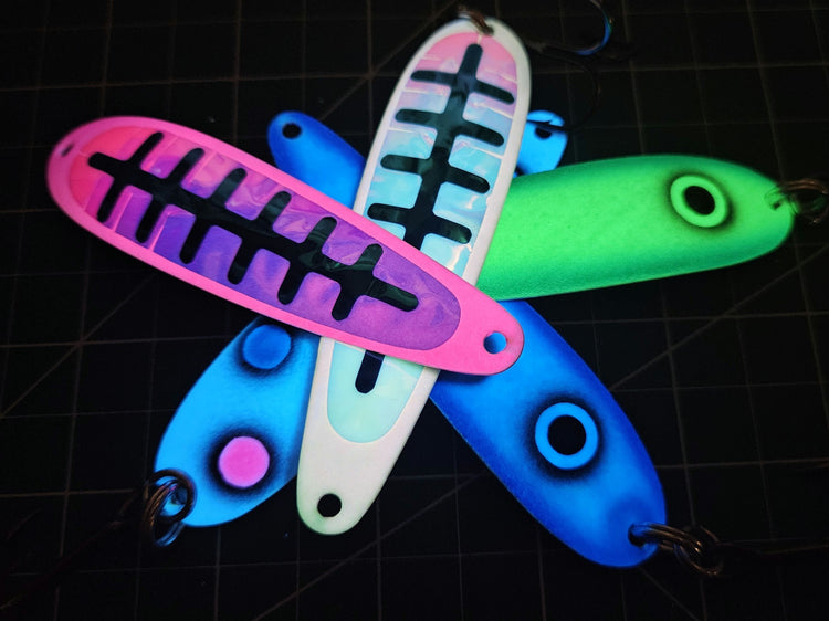 UltraMega Glow Spoons - Fisher Tackle Company