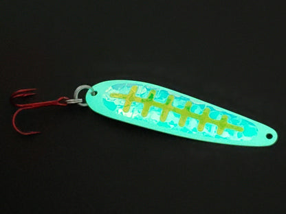 Fisher Tackle SuperGlow 'LimeTree' Spoon - Fisher Tackle Company