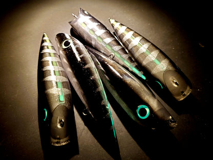 FishGunn Salmon Plug 'Black Racer' by Fisher Tackle - Fisher Tackle Company