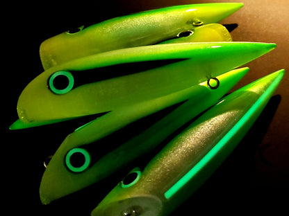 FishGunn Salmon Trolling Plug 'Lime Hornet'