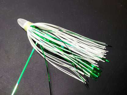 SuperGlow Twinkie Trolling Fly Skirts – Peanut & Meat Rig Flies | 3-Pack