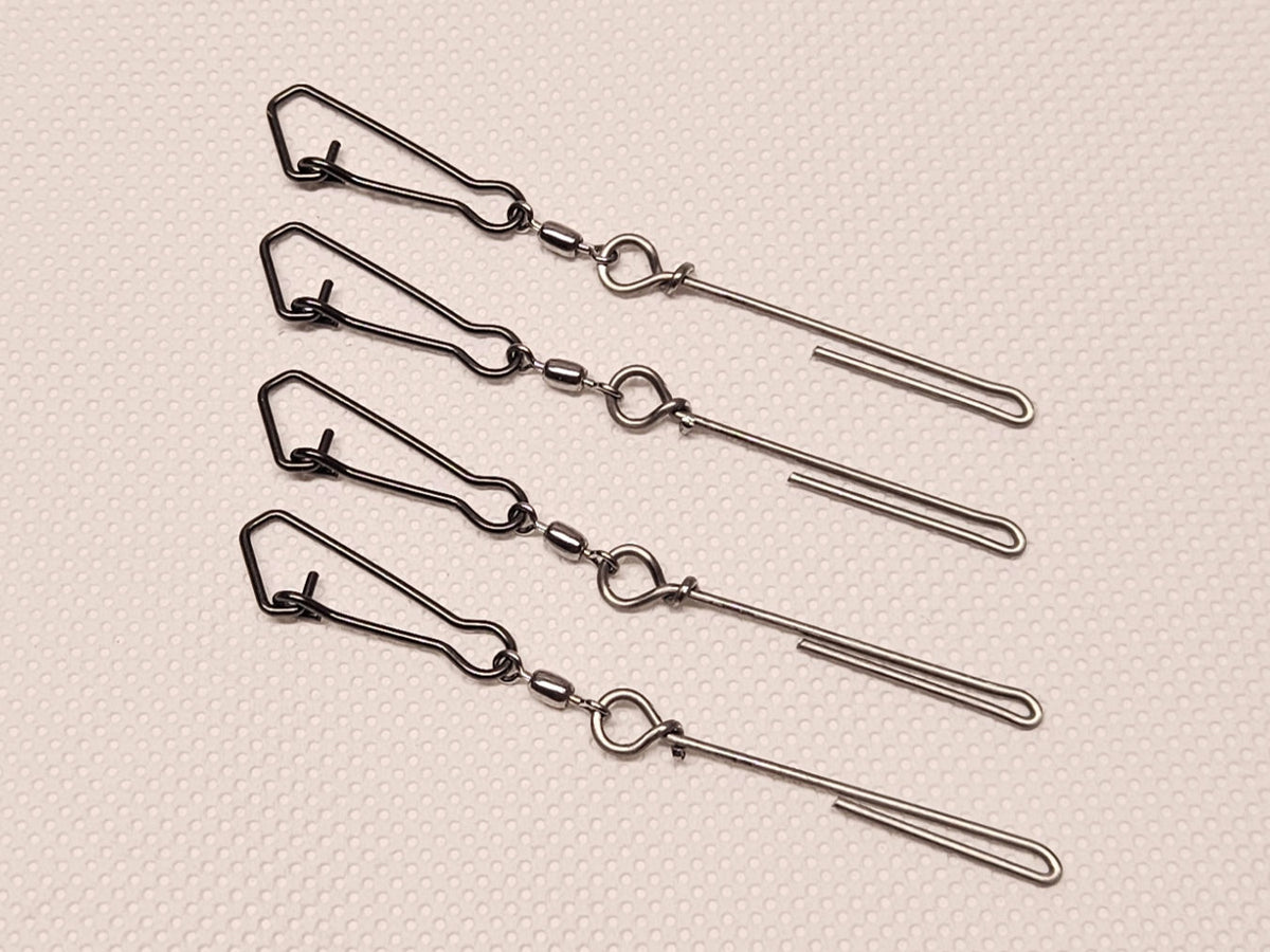 4pcs - Cannonball Sinker Hangers - Downrigger Substitute