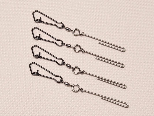 4pcs - Cannonball Sinker Hangers - Downrigger Substitute