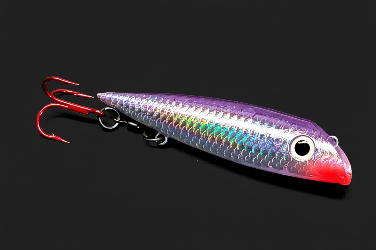 Fishing Lure - Near Black Background
