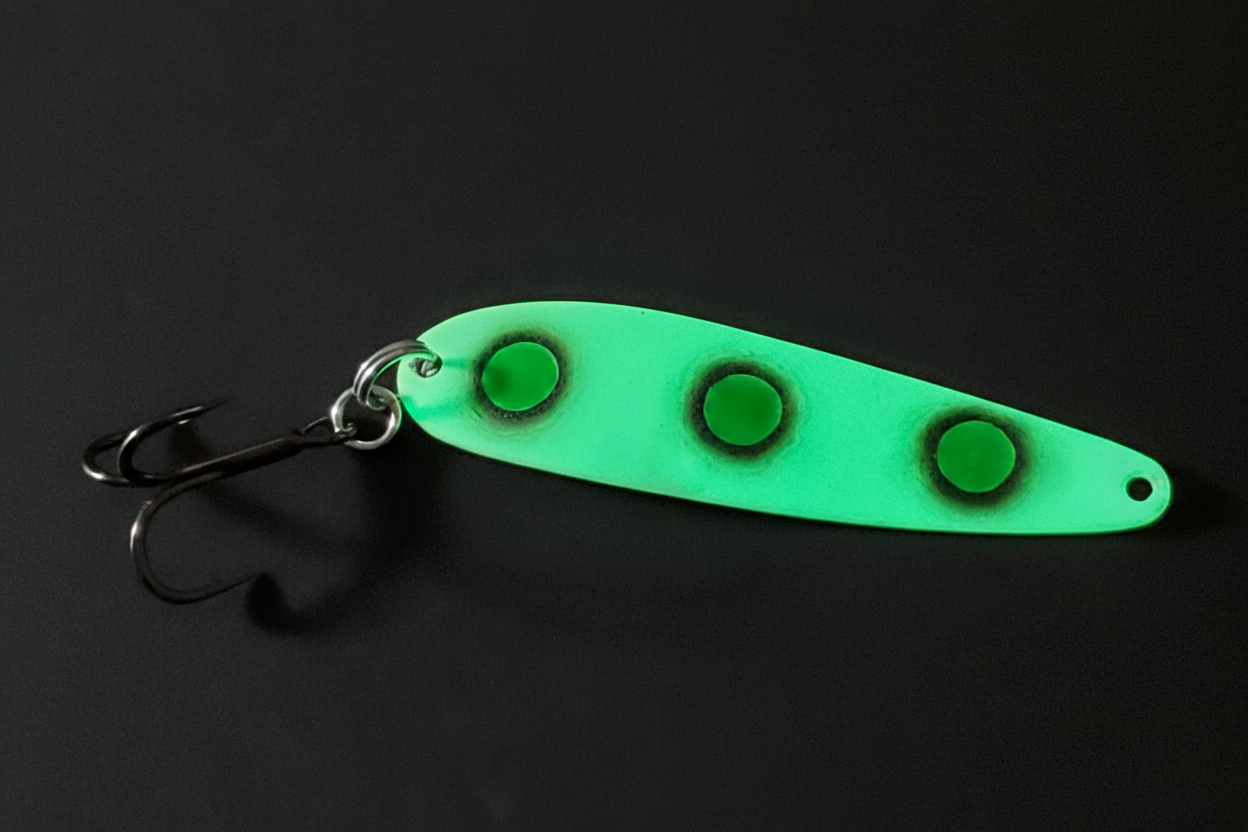 Green Eyes glowing spoon - 2% zoom