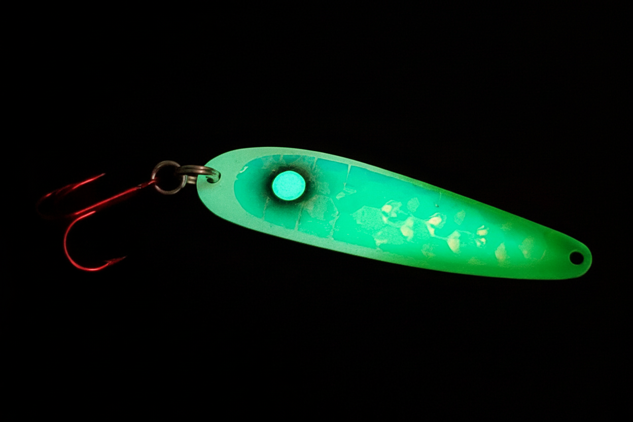 Green Zombie glowing spoon - 2% zoom