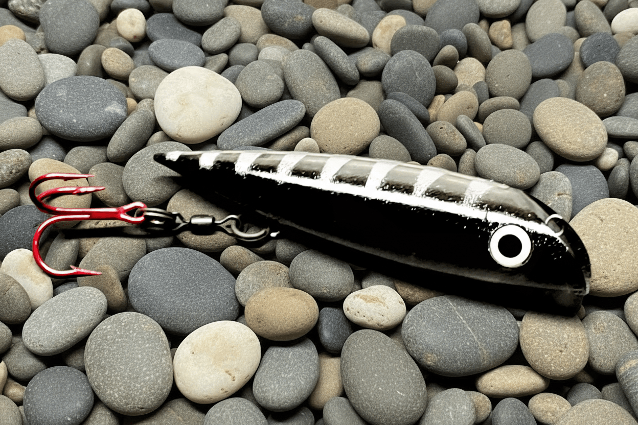 FishGunn Salmon Plug 'Black Racer' by Fisher Tackle - Fisher Tackle Company