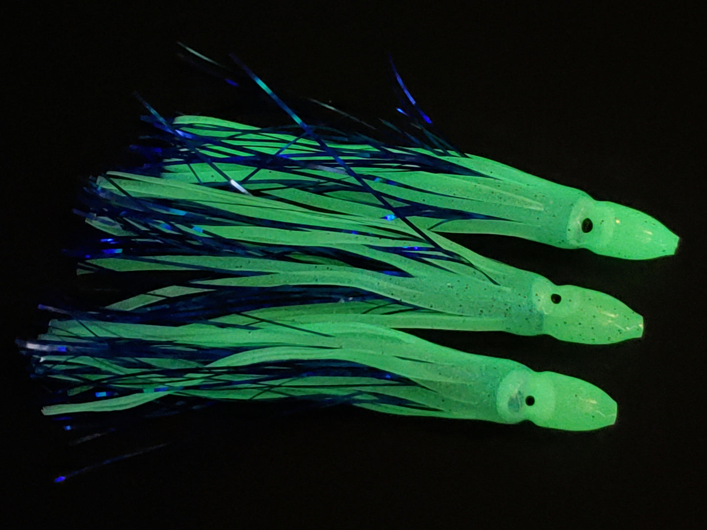 Glow Hoochie Squid with Mylar Insert - Fisher Tackle Company
