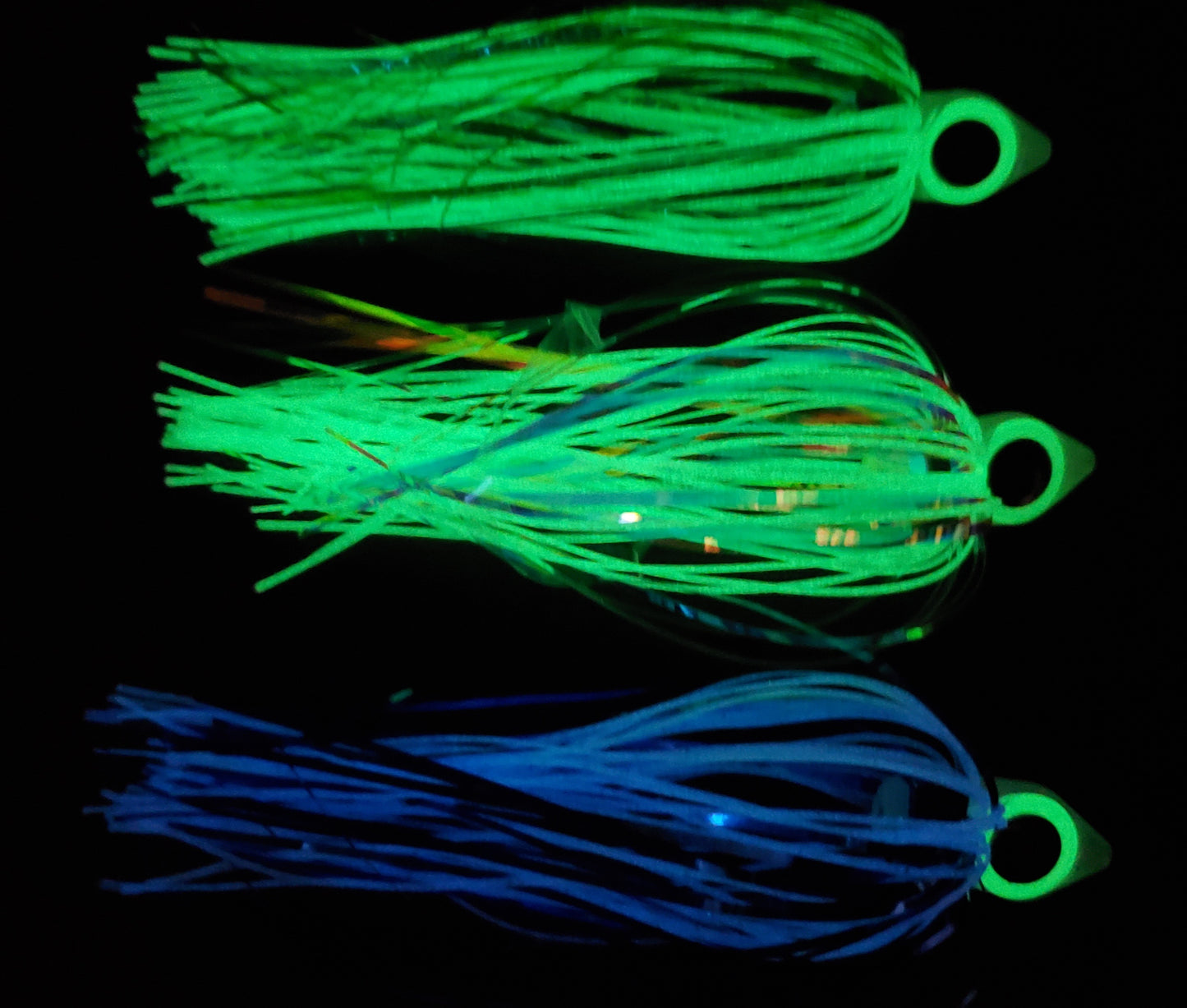 SuperGlow BigEye Trolling Fly Skirts - Fisher Tackle Company