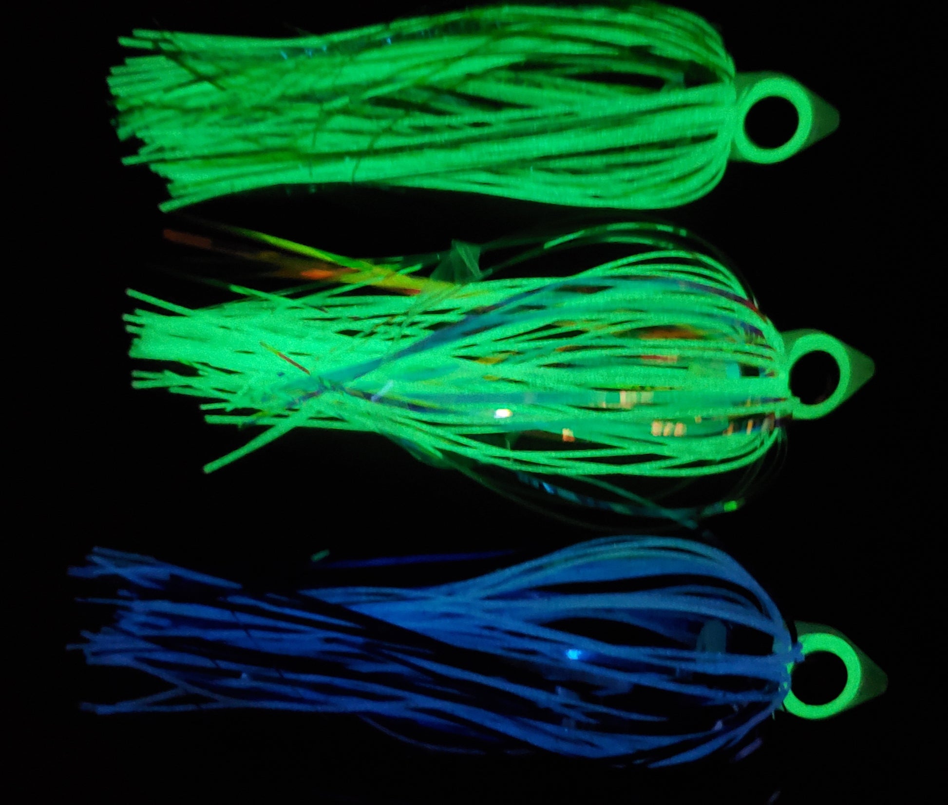 SuperGlow BigEye Trolling Fly Skirts - Fisher Tackle Company