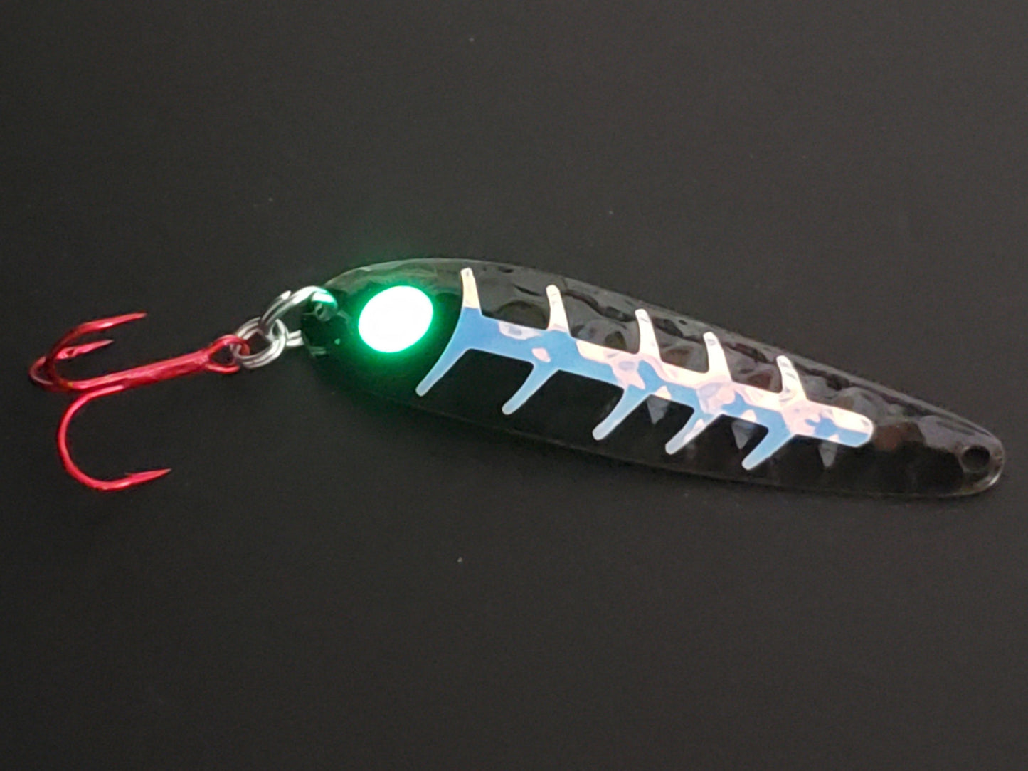 Fisher Tackle SuperGlow 'Black Zombie' Spoon
