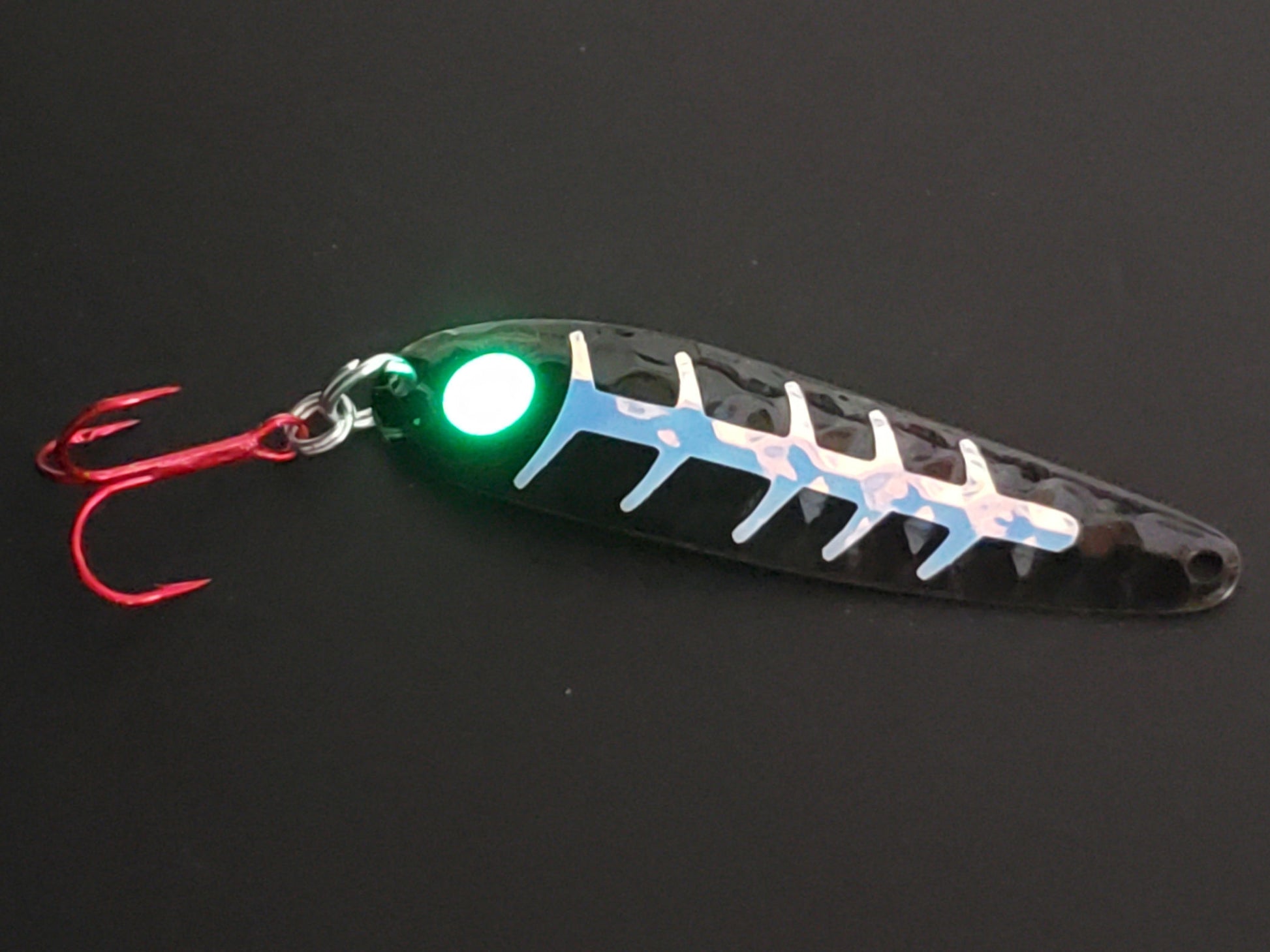 Fisher Tackle SuperGlow 'Black Zombie' Spoon