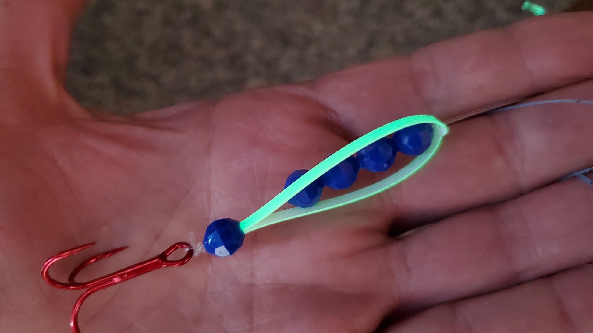 Salmon Trolling Fly Glow Strips
